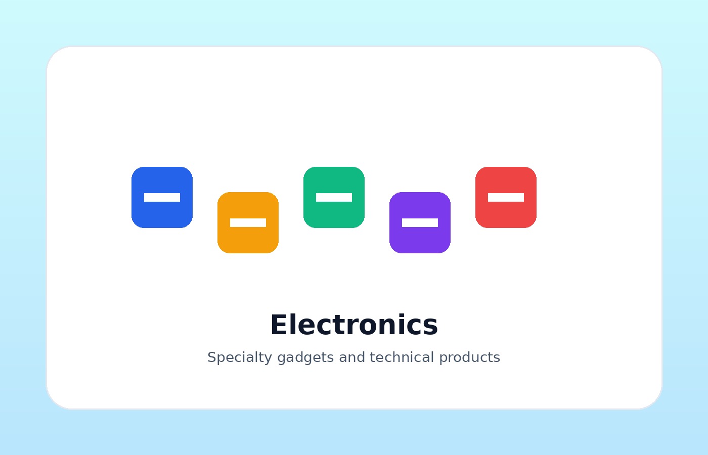 Electronics products